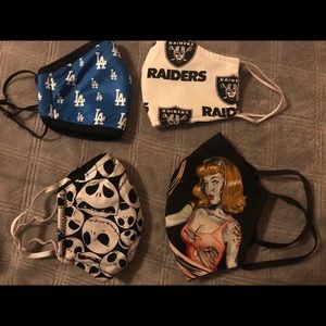 Lot of 4 masks UNISEX